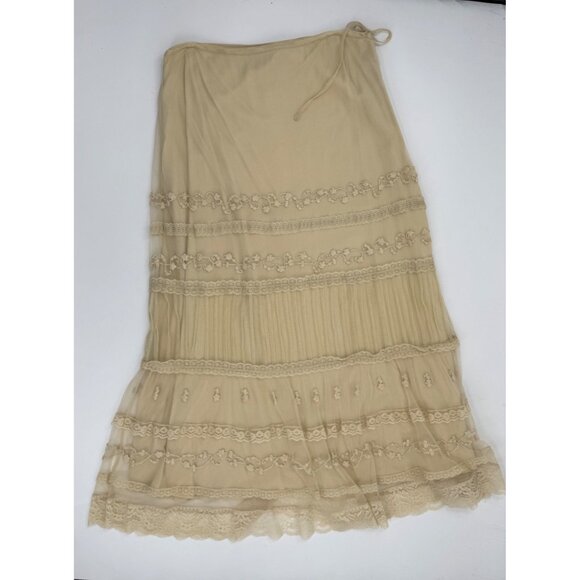 April Cornell Lace Embroidered Maxi Skirt With Matching Top Vintage Inspired - Picture 12 of 16